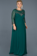 Long Emerald Green Invitation Dress ABU961