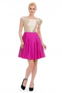 Short Fuchsia Prom Dress O4248