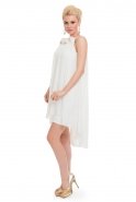 Short White Prom Dress O9119