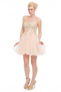 Short Salmon Prom Dress O9126