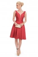Short Red Evening Dress ST1182