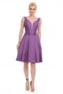Short Purple Evening Dress ST1182