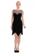 Short Black Evening Dress ST1183