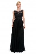 Long Black Evening Dress T2395