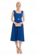 Sax Blue Night Dress T2418