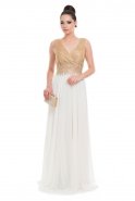 Long White Prom Dress F2255