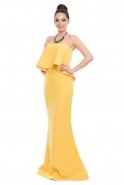 Sweetheart Yellow Evening Dress NA6111