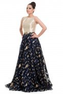 Princess Navy Blue Prom Dress O4197