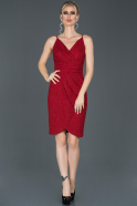 Red Short Evening Dress ABK617