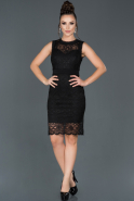 Short Black Invitation Dress ABK510