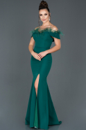 Long Emerald Green Mermaid Evening Dress ABU985
