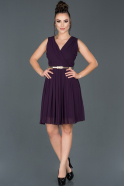 Purple Short Invitation Dress ABK580