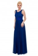 Long Sax Blue Evening Dress AN1162