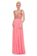 Long Pink Prom Dress ALY6233