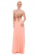 Long Orange Prom Dress ALY6271