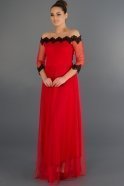 Long Red Evening Dress ABU260