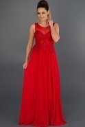 Long Red Prom Dress F2536