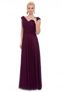 Purple Long Evening Dress ABU048