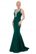 Long Emerald Green Evening Dress J1081