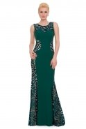 Long Emerald Green Evening Dress J1084