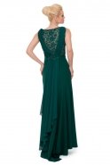 Long Emerald Green Evening Dress J1150