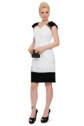 Short White Evening Dress T2485