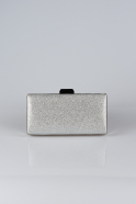 Silver Silvery Box Bag V279