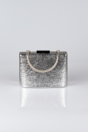 Silver Crystal Box Bag V288