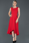 Long Red Invitation Dress ABU998