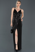 Long Black Mermaid Prom Dress ABU999