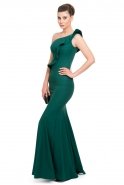 Long Emerald Green Evening Dress C3271