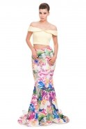 Long Yellow Prom Dress ALY6401