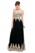 Long Black Prom Dress O9109