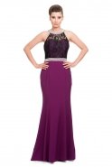 Long Purple Evening Dress J1163