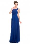 Long Sax Blue Evening Dress NA6160