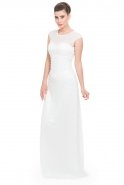 Long White Prom Dress O4271