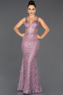 Long Lavender Mermaid Prom Dress ABU1009
