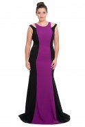 Purple Oversized Evening Dress C9512