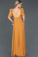 Long Mustard Prom Gown ABU724