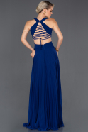 Sax Blue Long Prom Gown ABU841