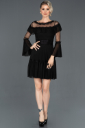 Short Black Evening Dress ABK078