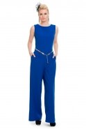 Sax Blue Jumpsuit T2527