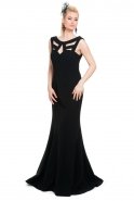 Long Black Prom Dress O4151