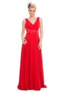 Long Red Prom Dress F2121