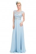 Long Blue Prom Dress F2515