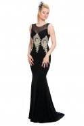 Long Black Prom Dress F2629