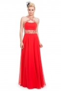 Long Pomegranate Flower Prom Dress O4352