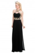 Long Black Prom Dress O4352