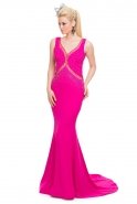 Long Fuchsia Prom Dress O9157