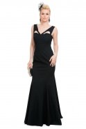 Long Black Evening Dress T2534